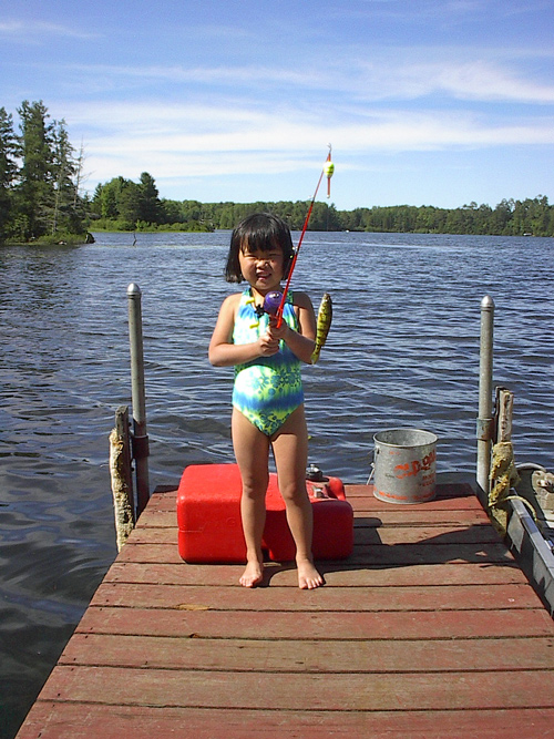 Kathryn's First Fish!